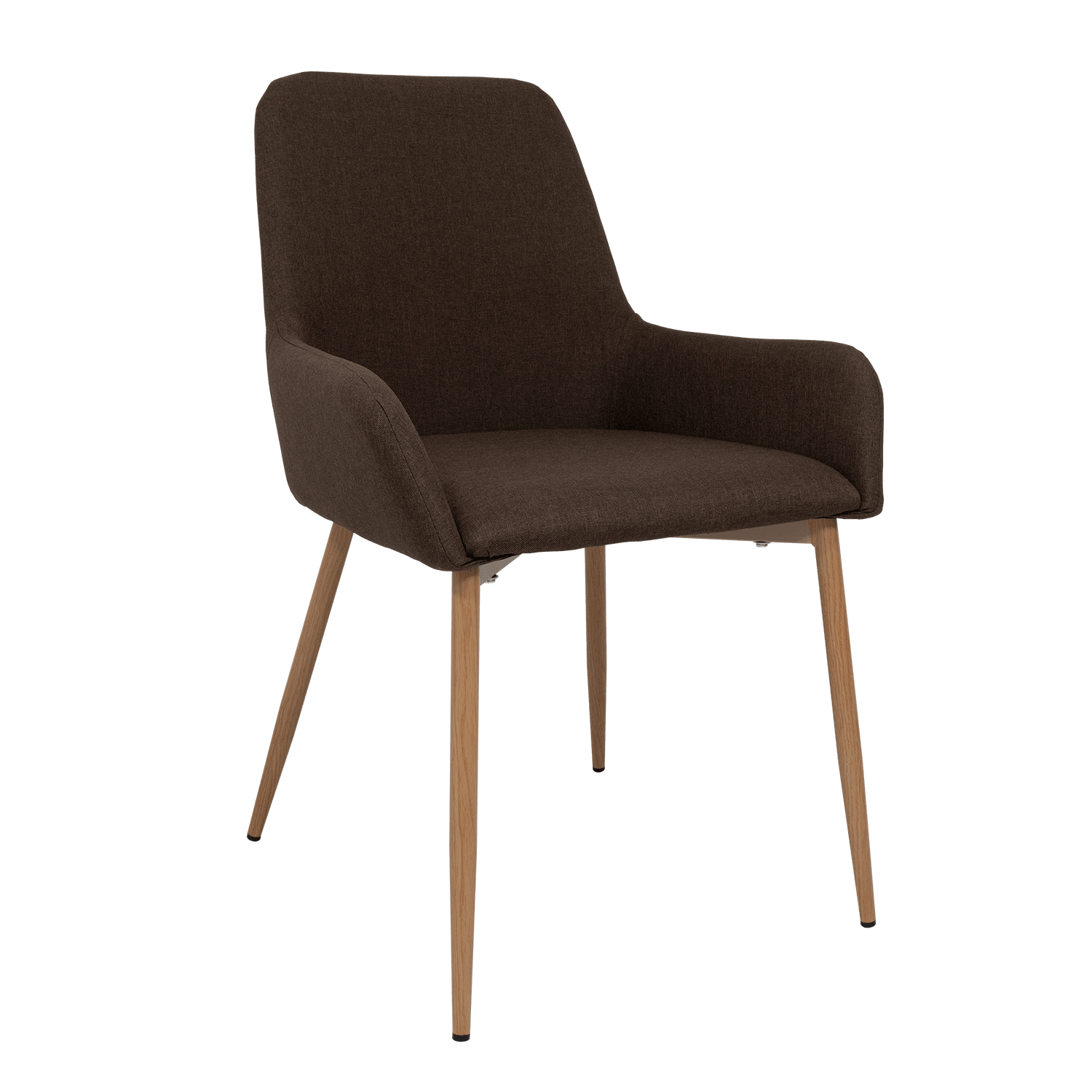 Sillas Clásicas Concept X6, Chocolate y Café Claro, con Cómodo Espaldar