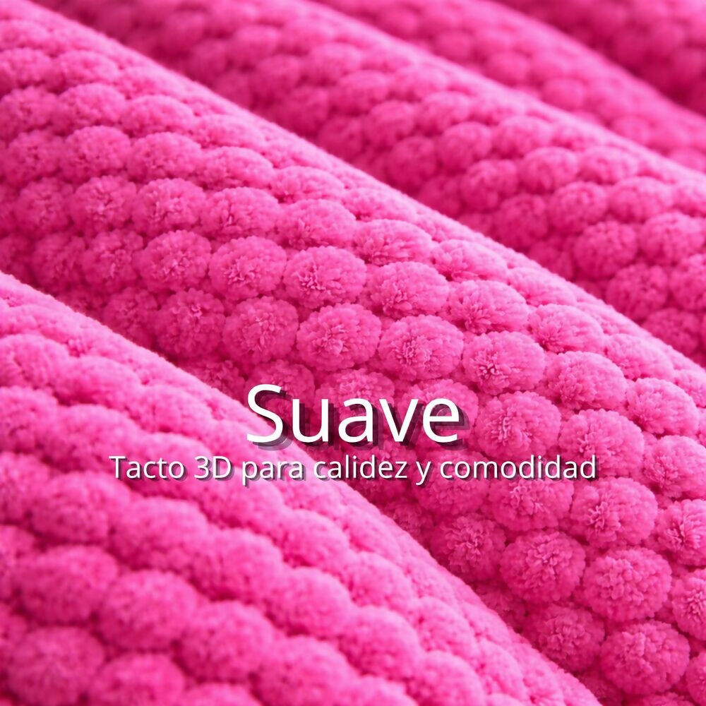 Cobija manta fucsia