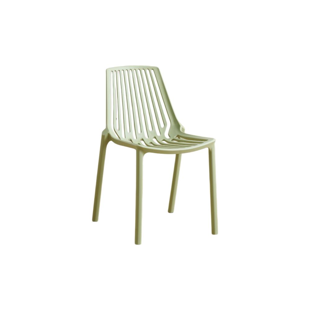 Combo Mirea, Incluye una Mesa y 4 Sillas Color Verde Olivo