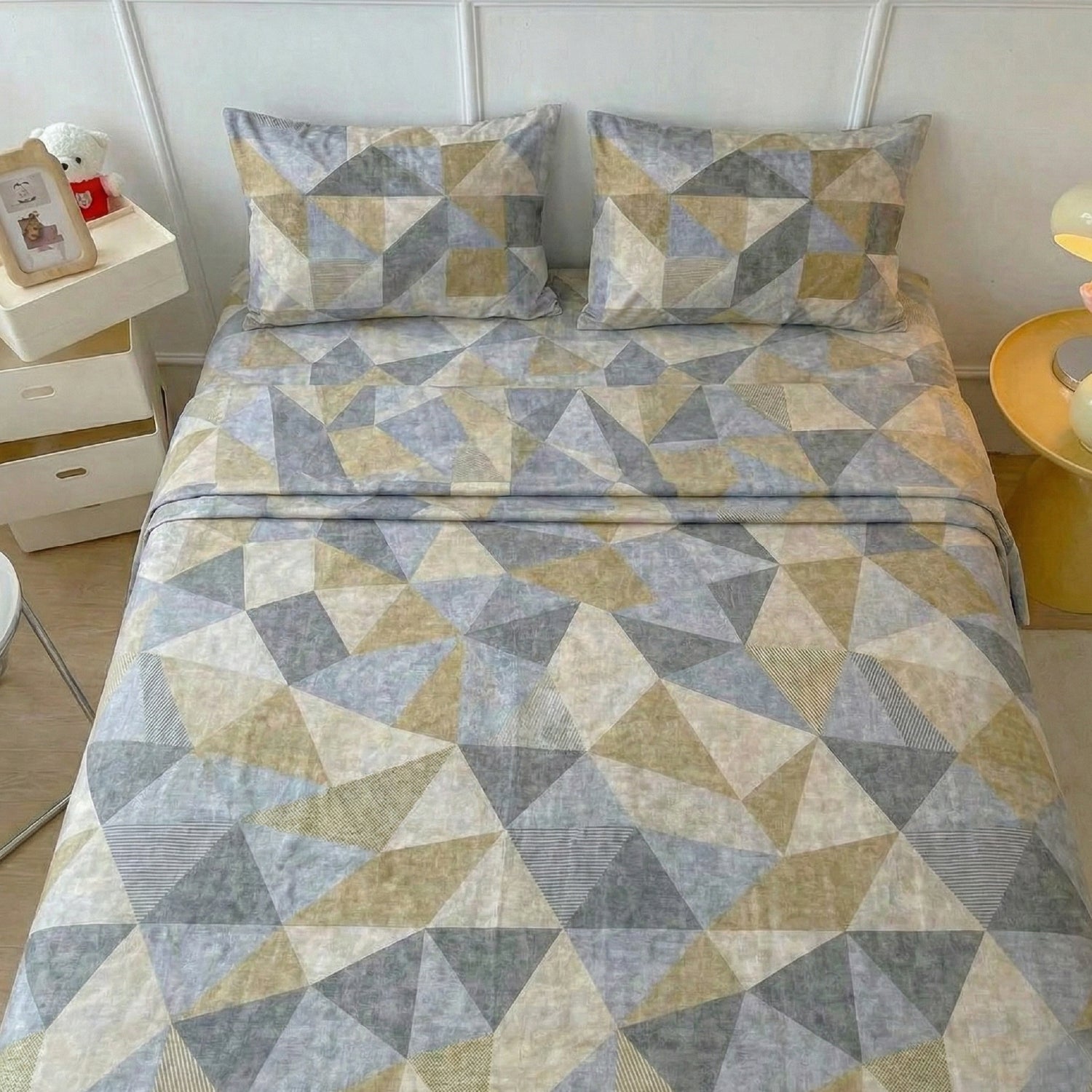 Juego Sábanas Geo Print King