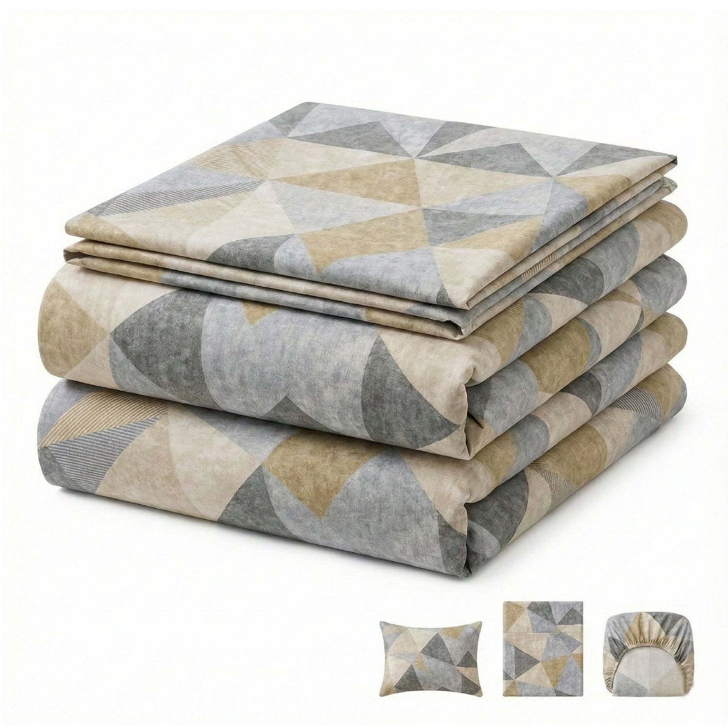Juego Sábanas Geo Print King