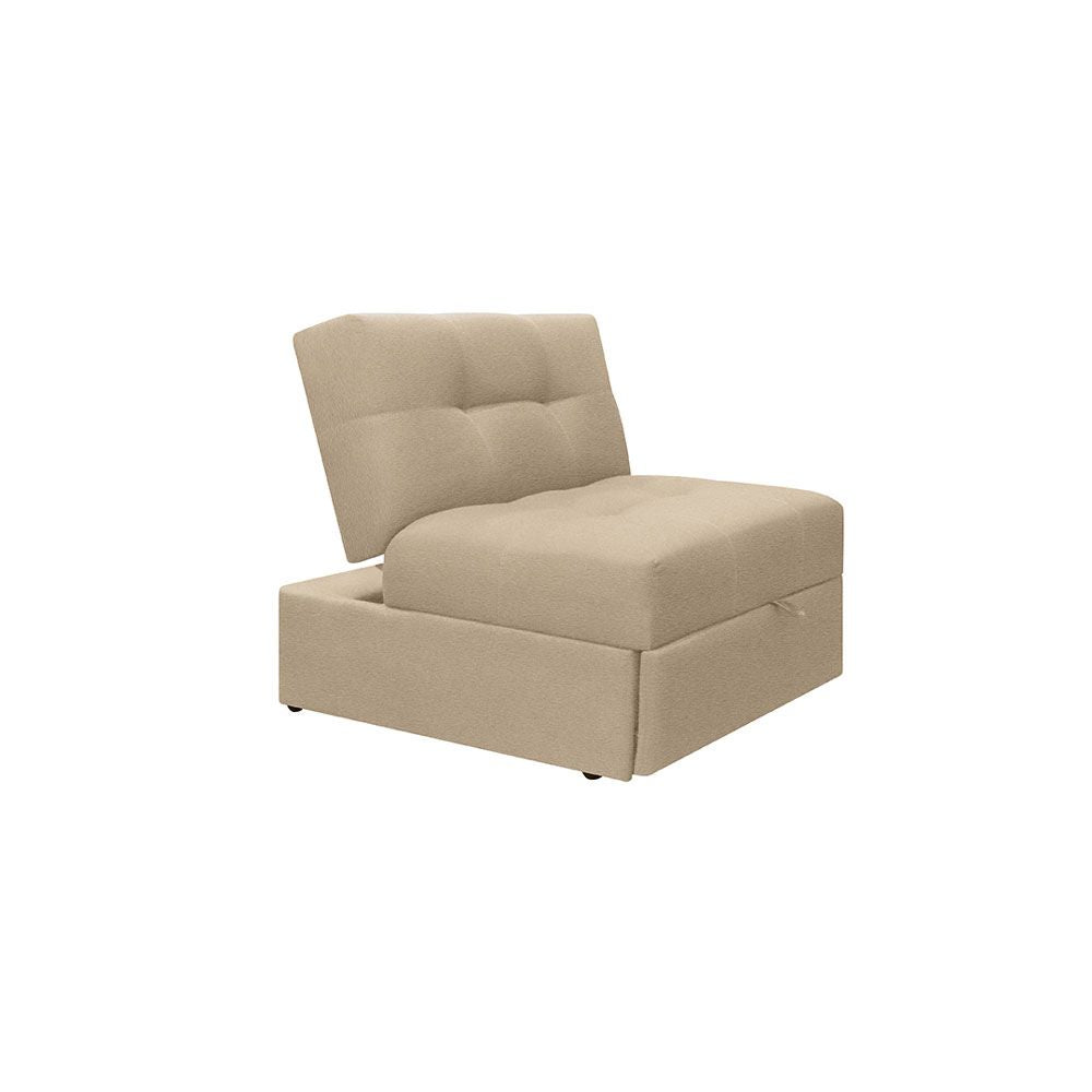 Silla Cama Angela Tela, Color Beige