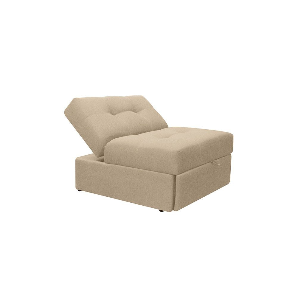 Silla Cama Angela Tela, Color Beige