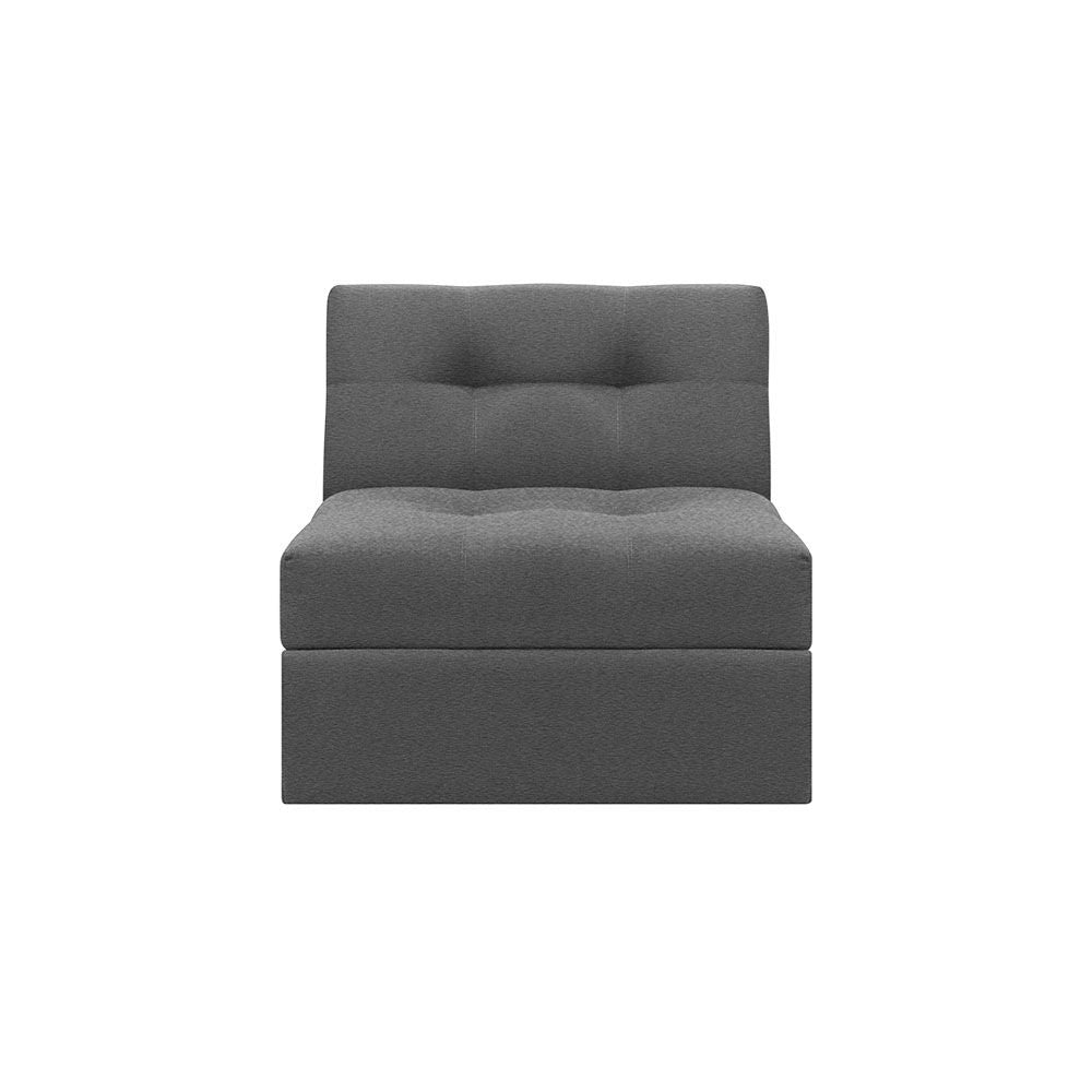 Silla Cama Angela Tela, Color Gris