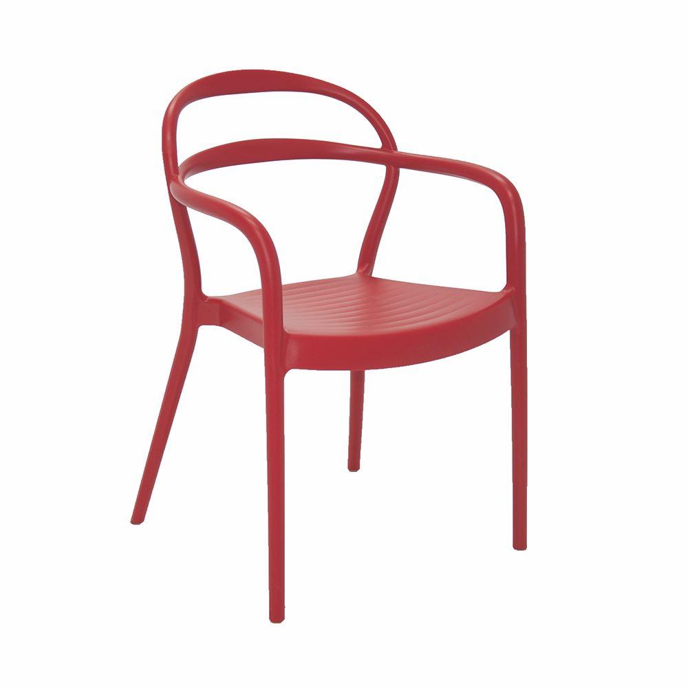 Sillon con Brazos Sissi , Rojo