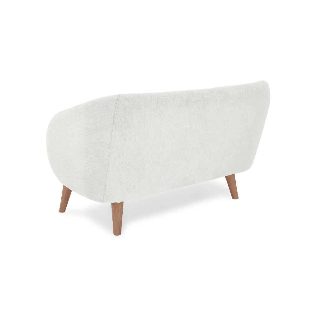 Sofa 2 Puestos Astra 130x76x77 cm Tela Crudo