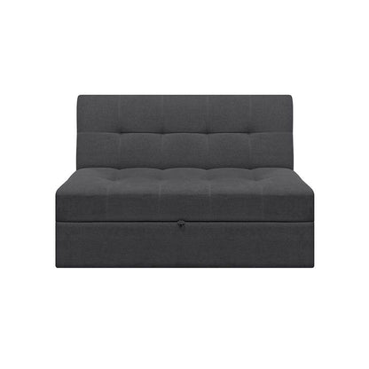 Sofa Cama Angela Antifluido, Color Gris