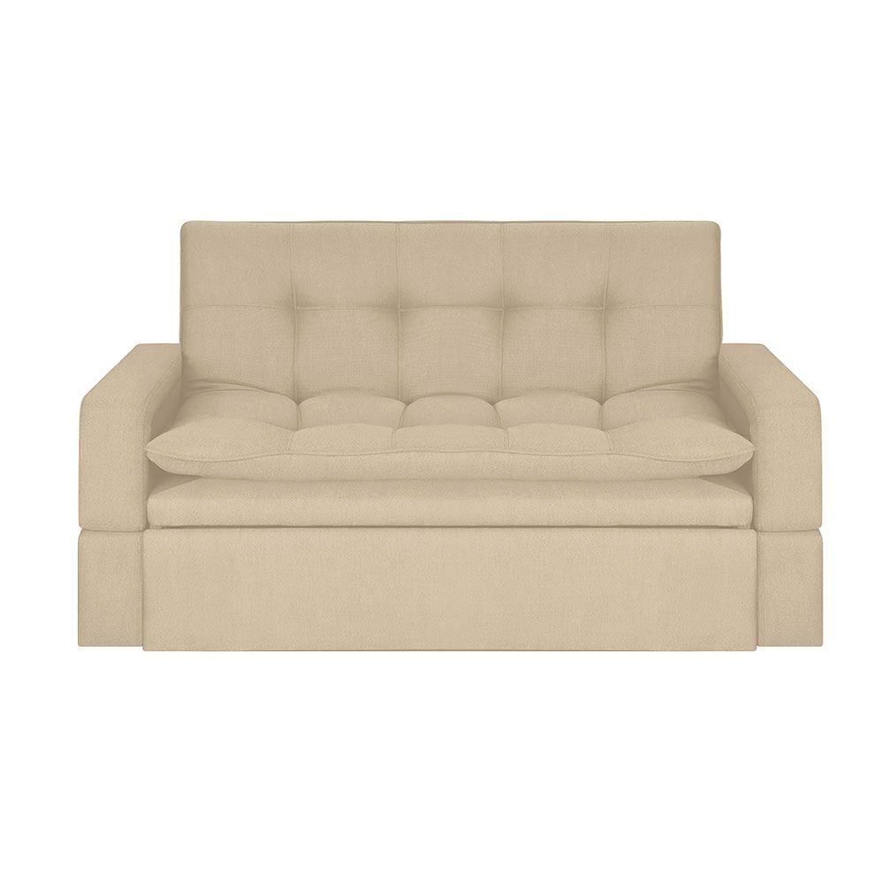 Sofa Cama Ethel Antifluido, Color Beige