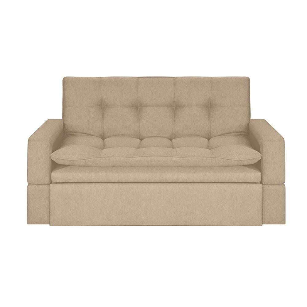Sofa Cama Ethel Tela, Color Beige