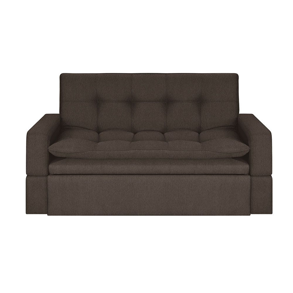 Sofa Cama Ethel Tela, Color Café