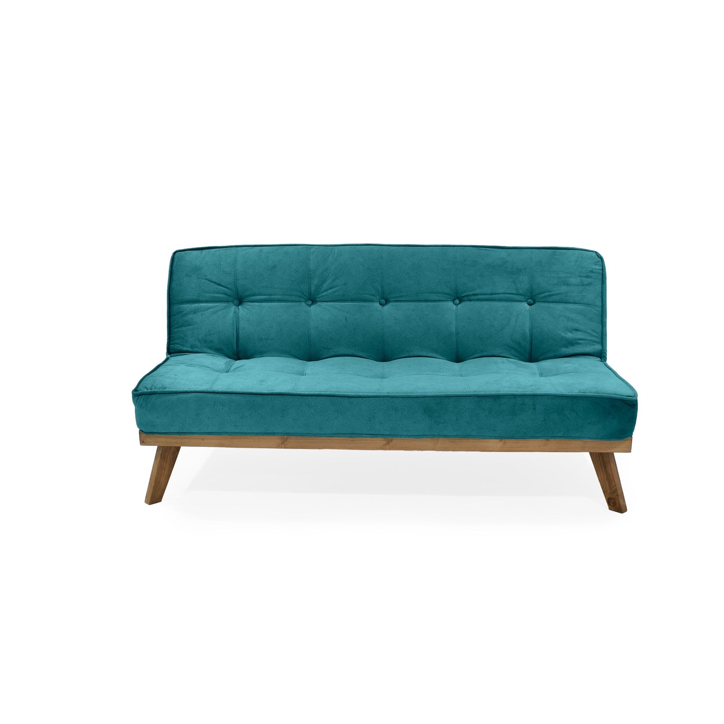 Sofa Cama Lucerna 3P Tela Turquesa