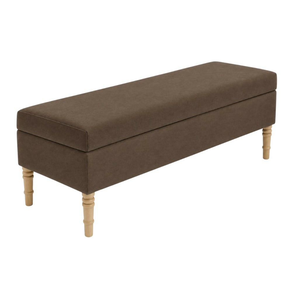 Puff Baul Aura 100x40x50 Chocolate Tela