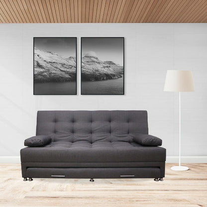 Sofacama Portmann nido tarima Gris
