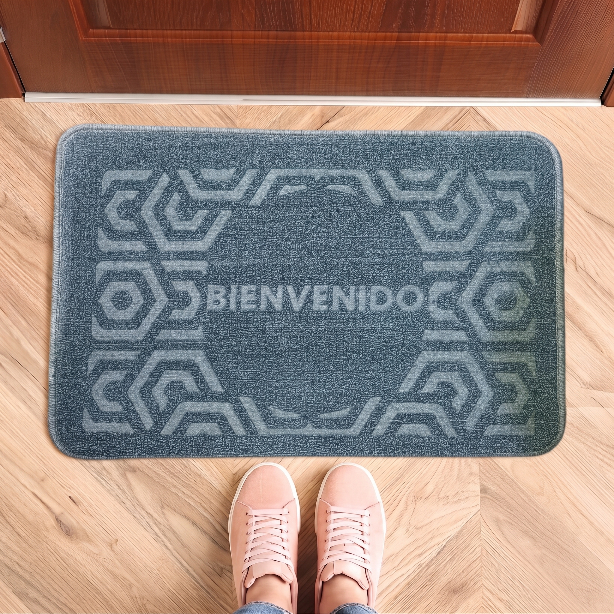 Tapete Entrada, Color Gris Acero
