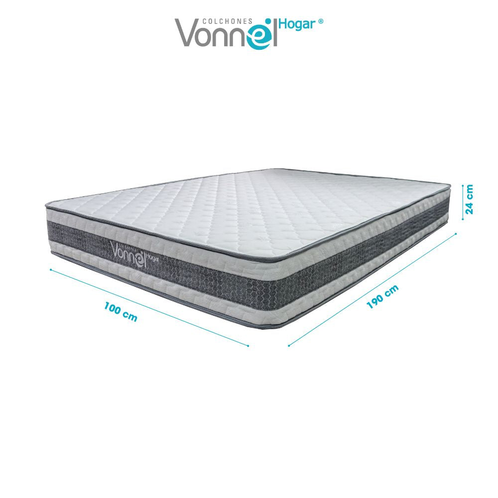 Colchón Vonnel Sencillo 100 X 190 Cm  Termocasata Plus