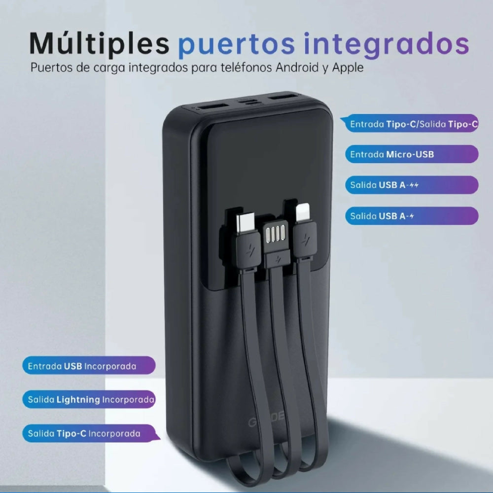 Power Bank G-Tide Easy1 De 10000mAh Batería Portátil