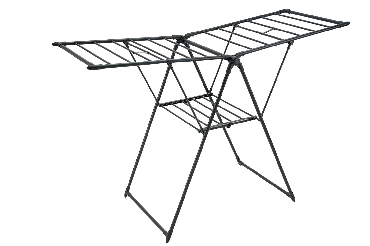 Tendedero De Piso Niell, Negro, Plegable y Extendible