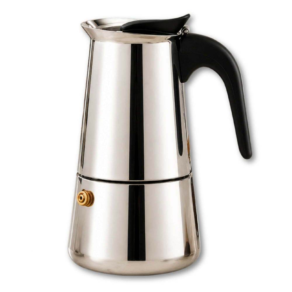 Cafetera Expreso Italiana De Lujo Acero Inoxidable 9 Tazas