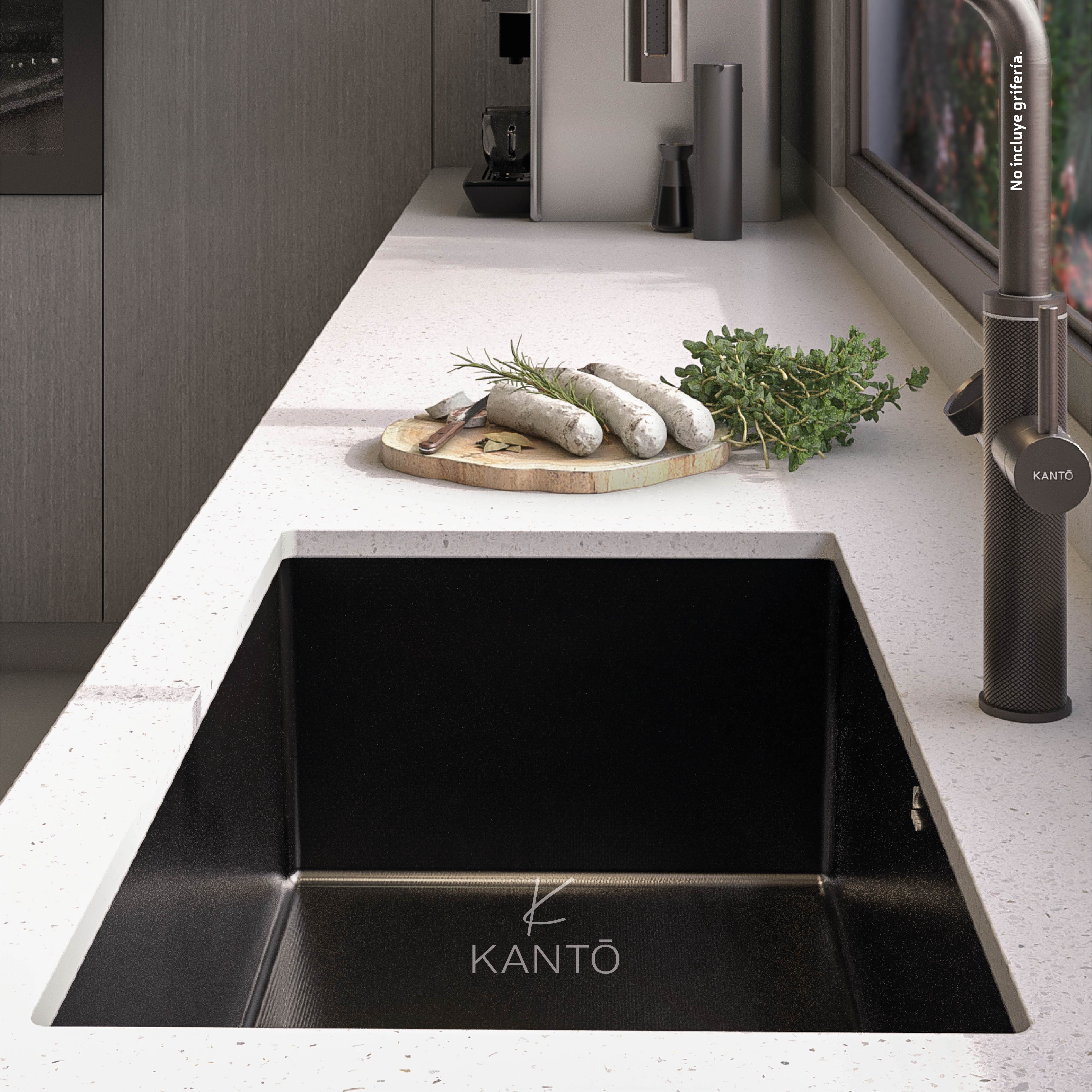 Lavaplatos Taro Acero 304 Nano, Negro