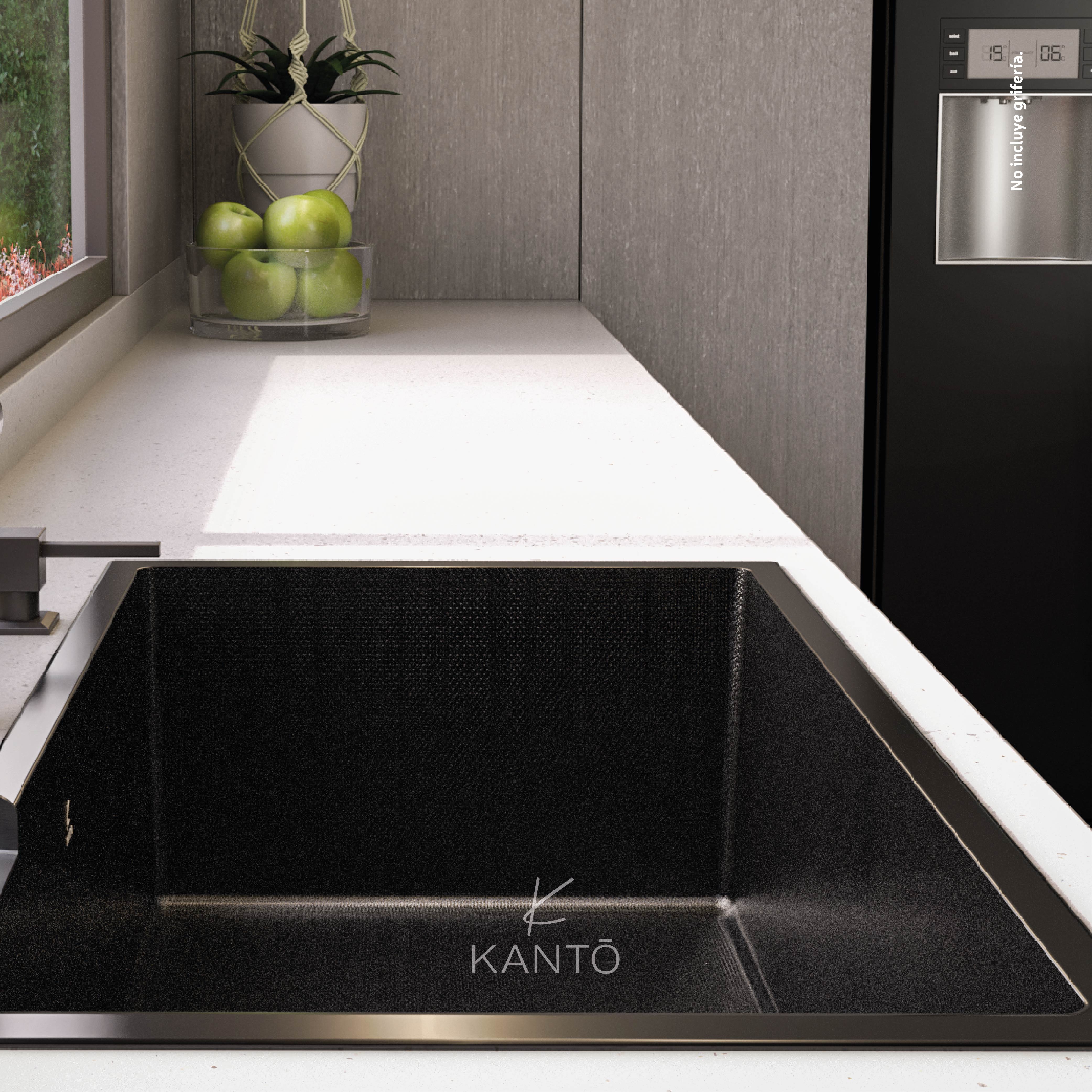 Lavaplatos Taro Acero 304 Nano, Negro
