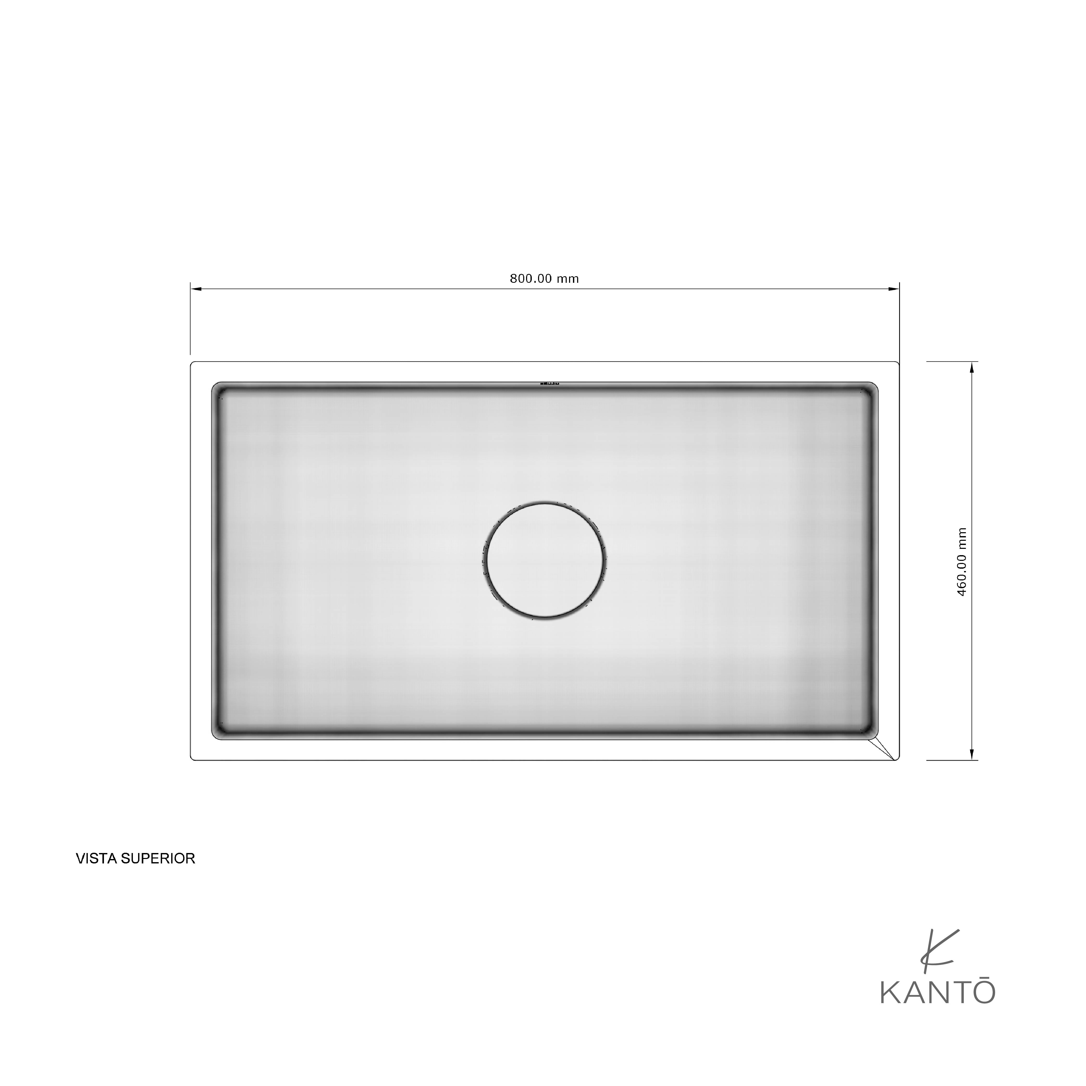 Lavaplatos Taro Acero 304 Nano, Negro
