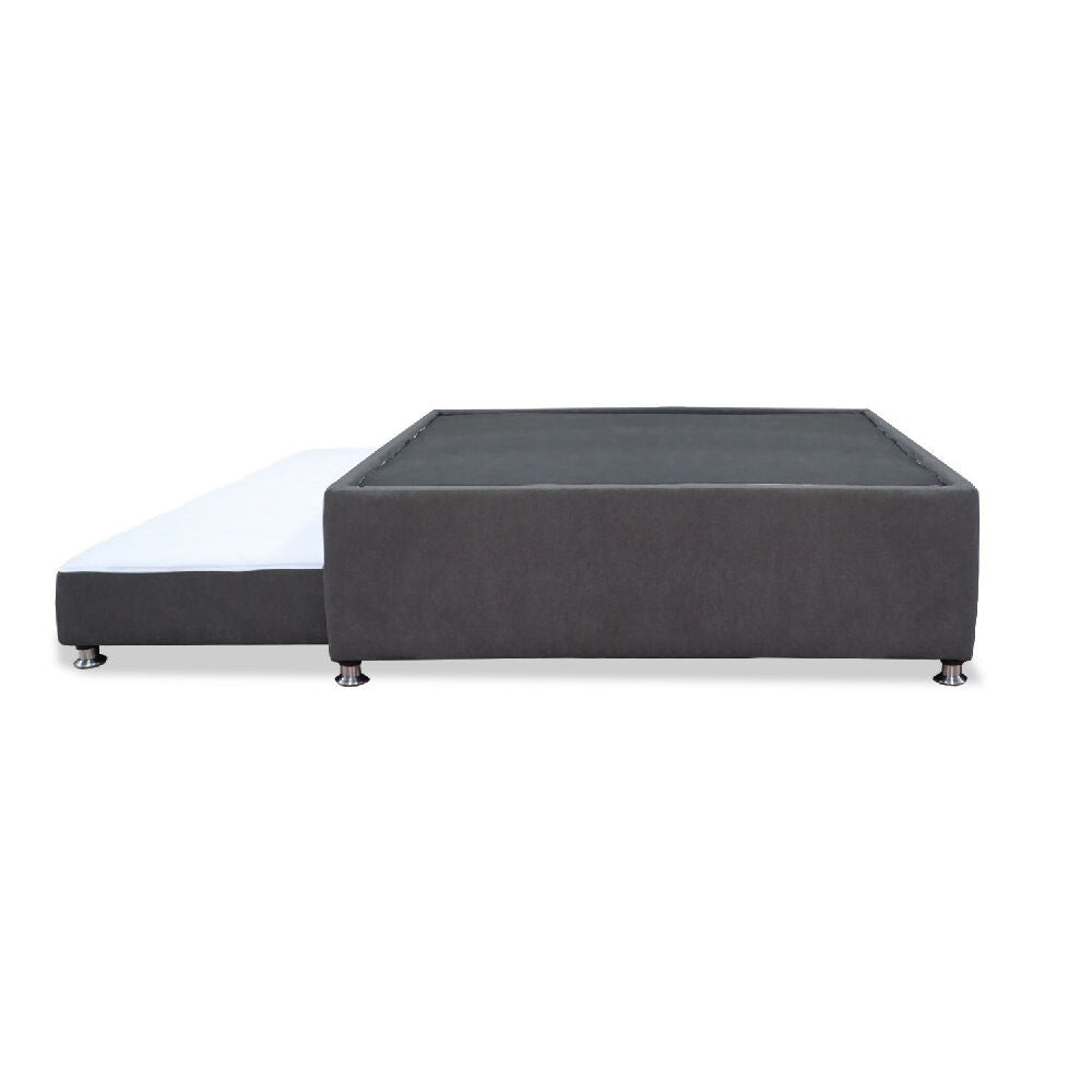 Cama Tarima Nido Kunz 100x190 Sencilla Gris Oscuro