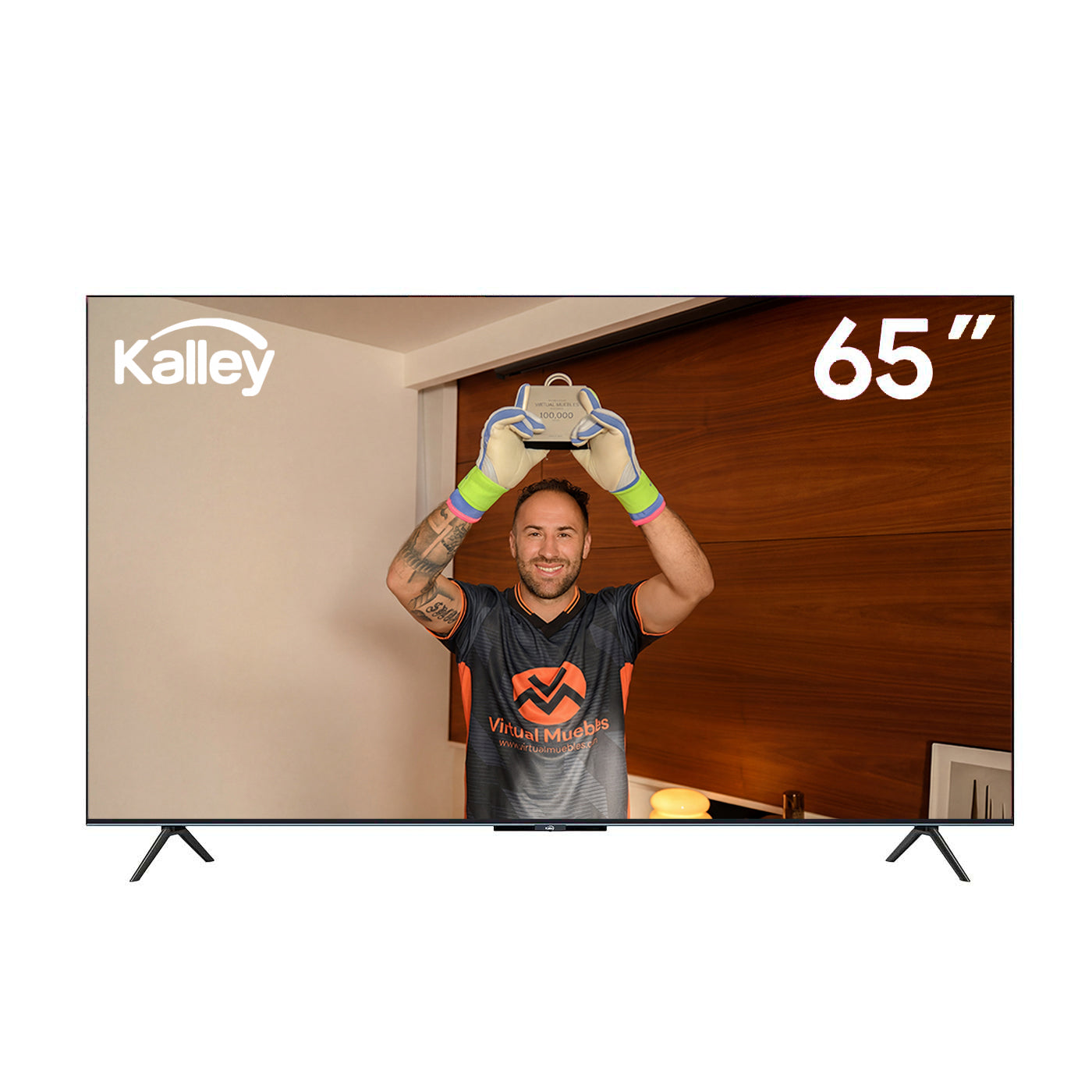 Televisor  KALLEY 65" 65GQ405  4KUHD QLED Smart TV Google