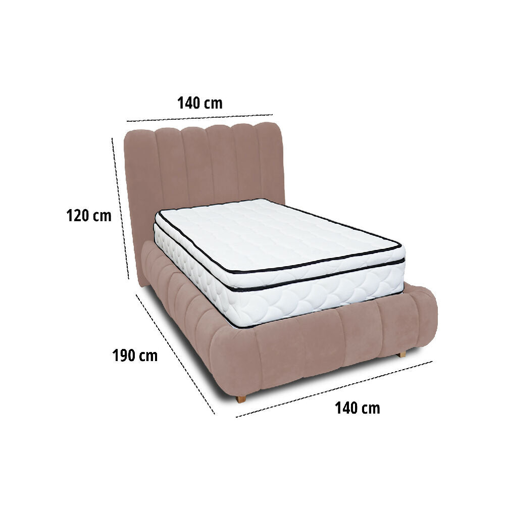 Combo Basecama Praga Modular Camel 140 doble mas Espaldar