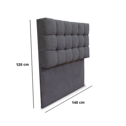Espaldar Michel de piso 140 Gris Oscuro