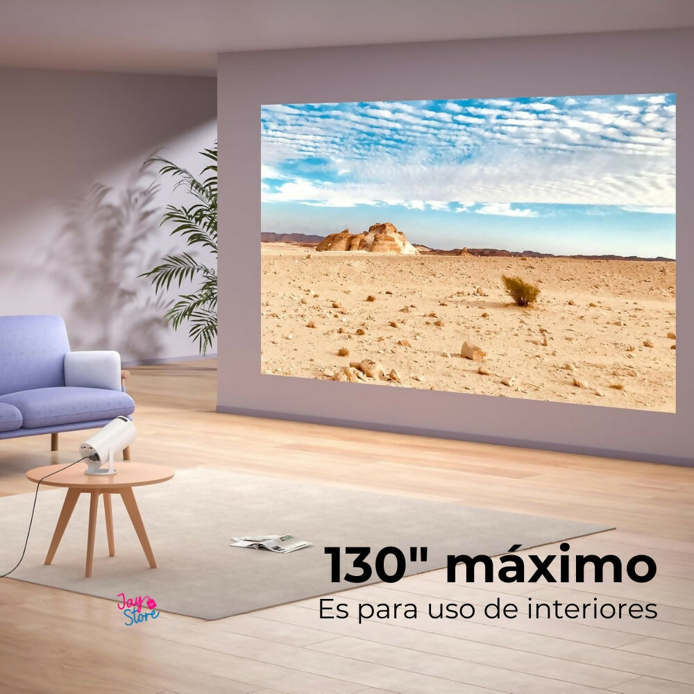Proyector Smart 4k UHD WiFi Bluetooth Android + 1000 Juegos