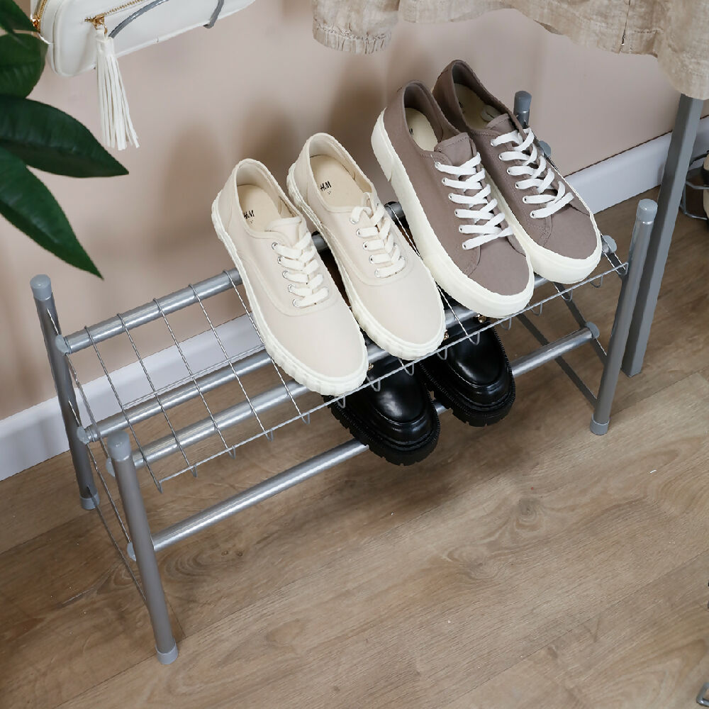 Zapatero Expandible Rejiplas 2 Niveles Ajustable y Apilable