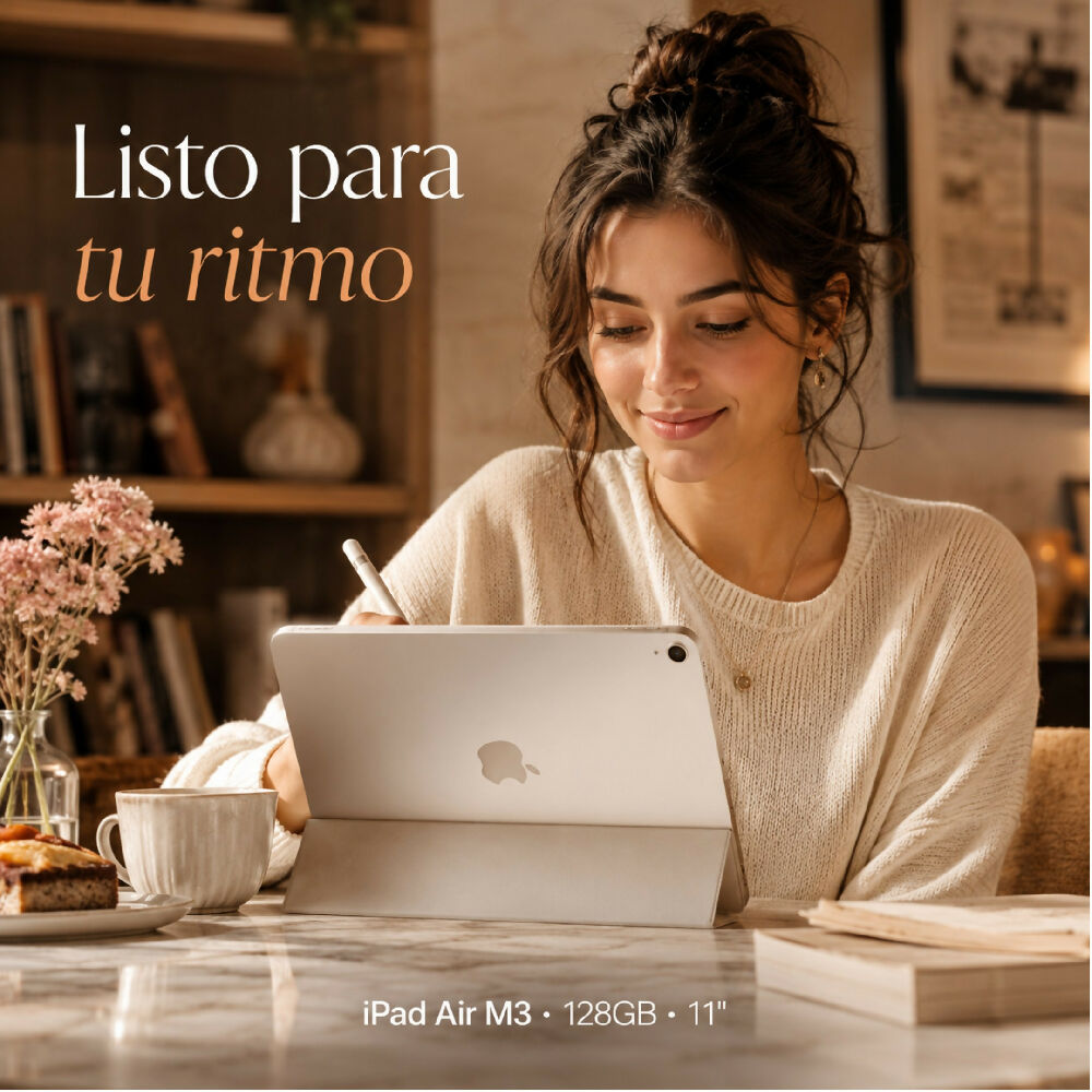 Tablet Apple IPad Air 11'' M3 128gb Diseño UltraDelgado Plateado