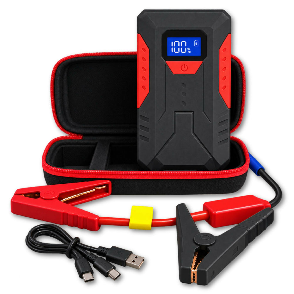 Iniciador Batería 12V Con Linterna M43 Solución Segura Y Versátil Para Asistencia Vial