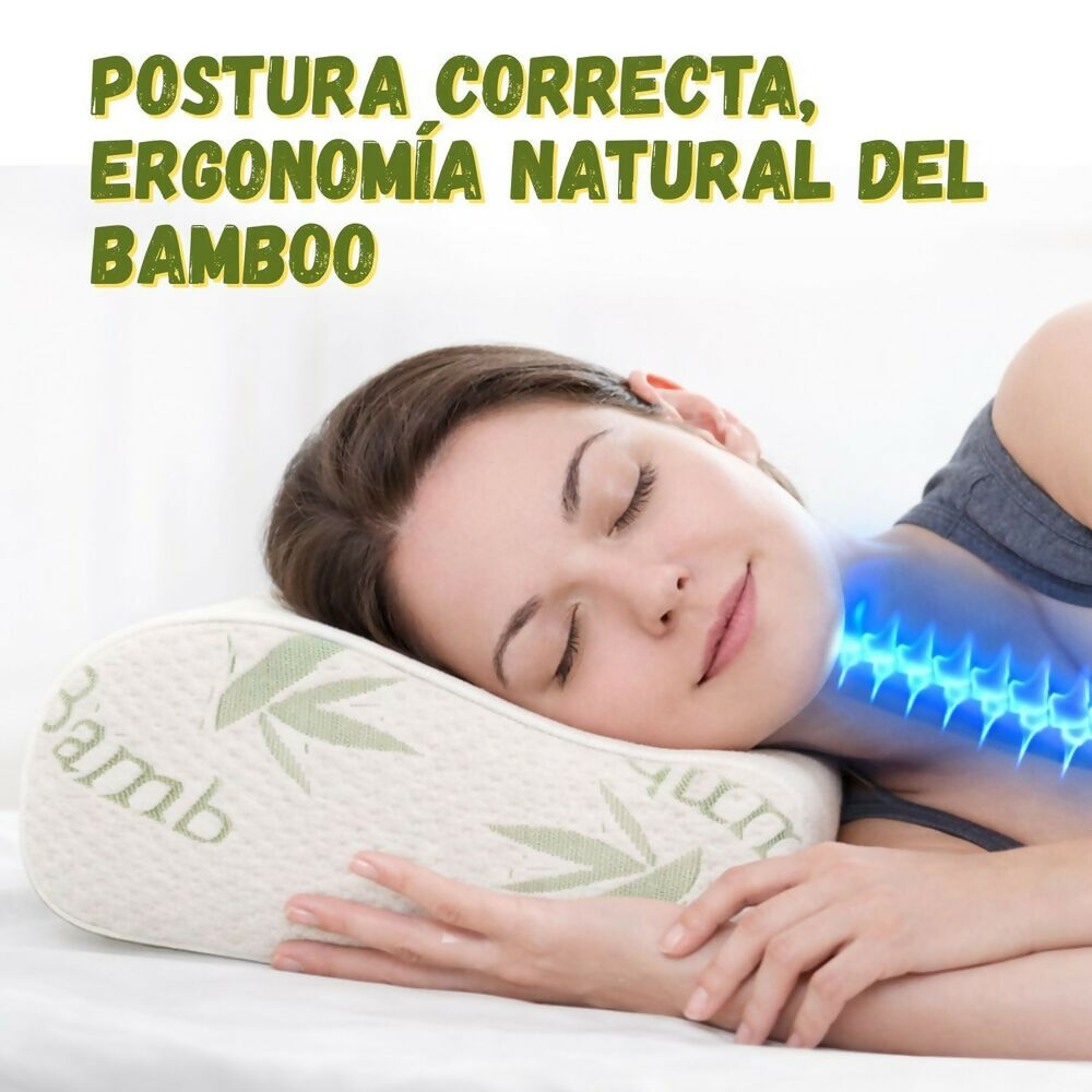 Almohada viscoelastica bamboo cervical