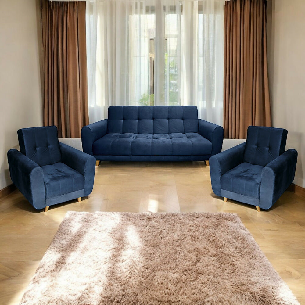 Sala Clic Clac Archer tela azul