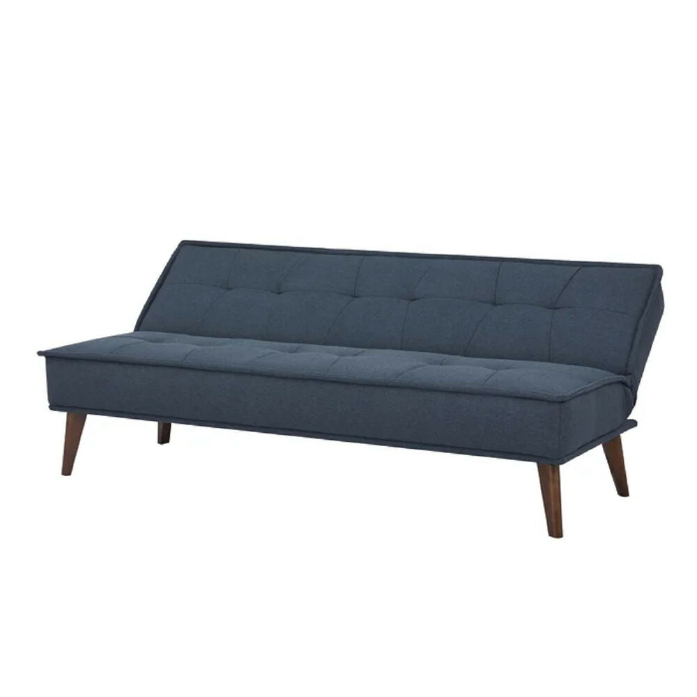 Sofa Cama Otto 3 Puestos Tela Azul