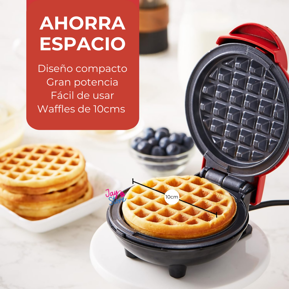 Waflera Eléctrica Antiadherente Máquina Para Pancakes Gofres