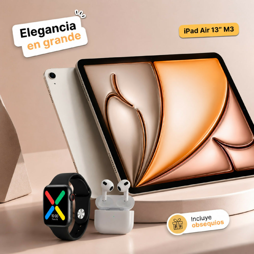 Tablet Apple iPad Air 13'' M3 256gb Diseño UltraDelgado Plateado + Obsequio