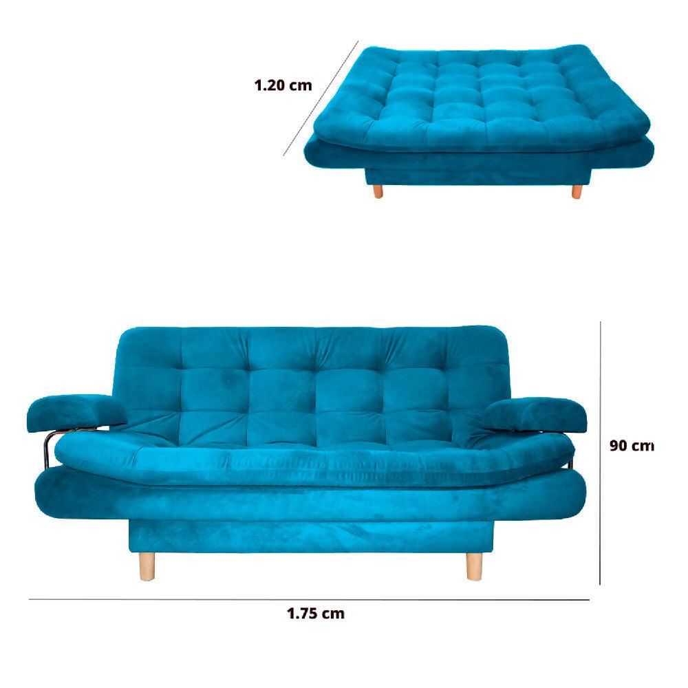 Sofacama Keller Turquesa