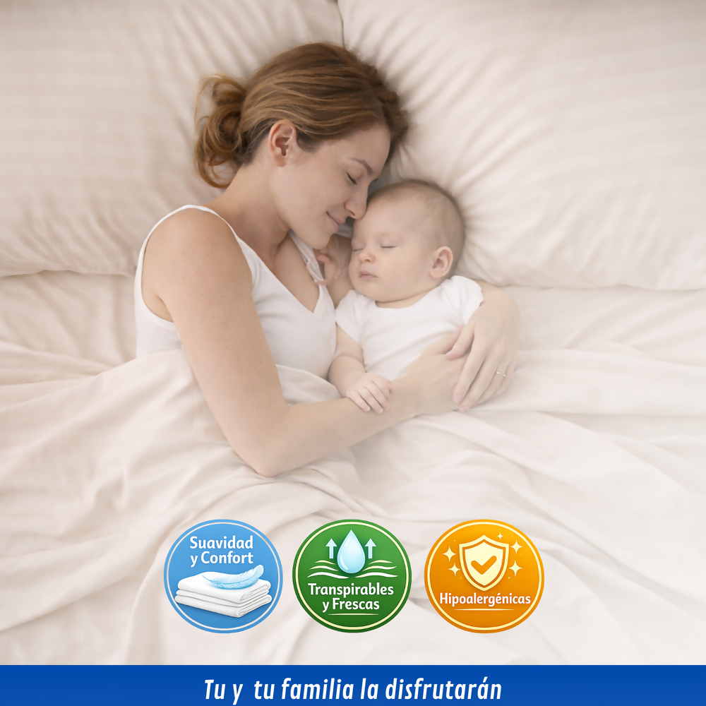 Juego de sabanas doble beige