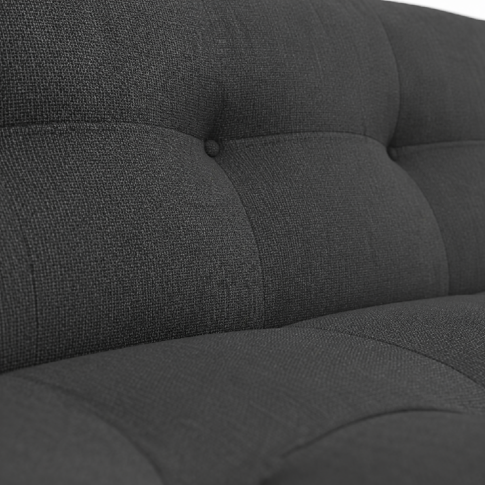 Sofá Cama Mauro Tela, Color Gris
