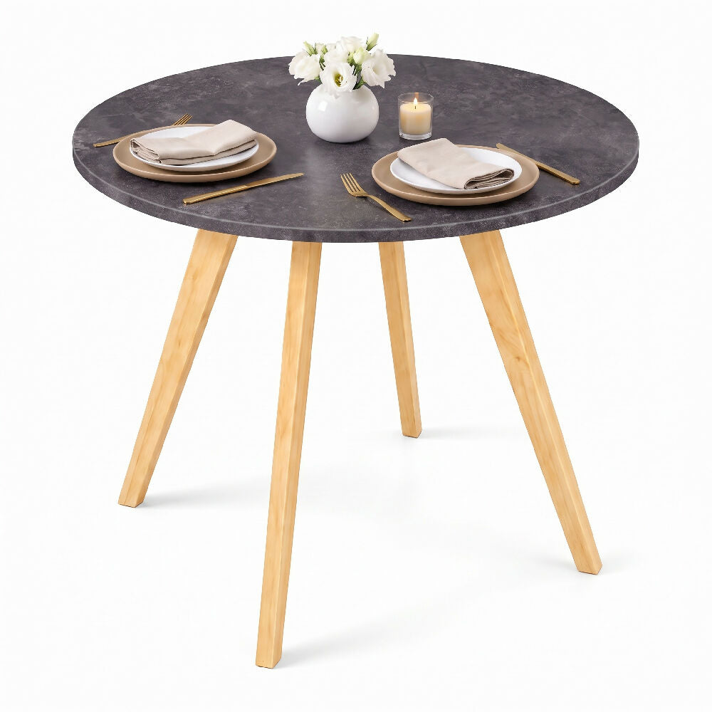 Comedor Nórdico Circular Risco 80