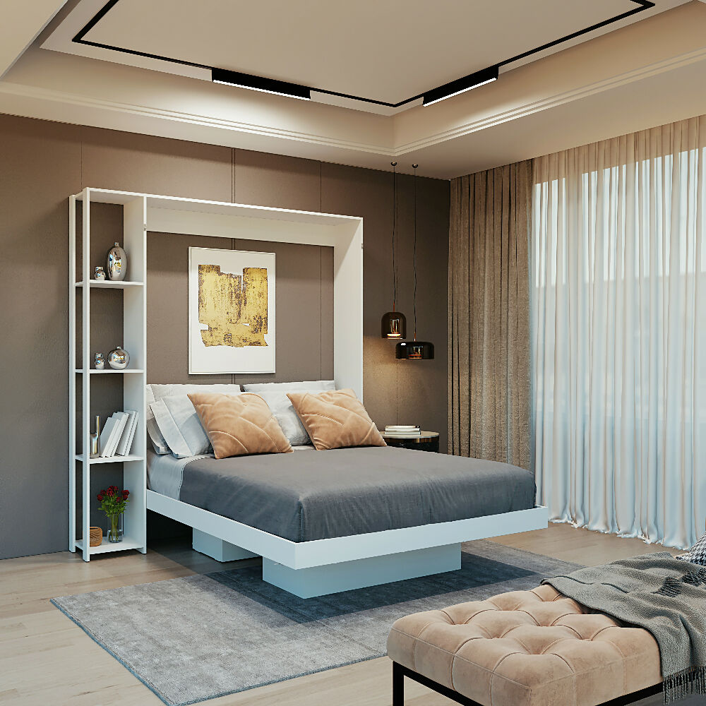 Cama Doble Abatible Siena, Blanco