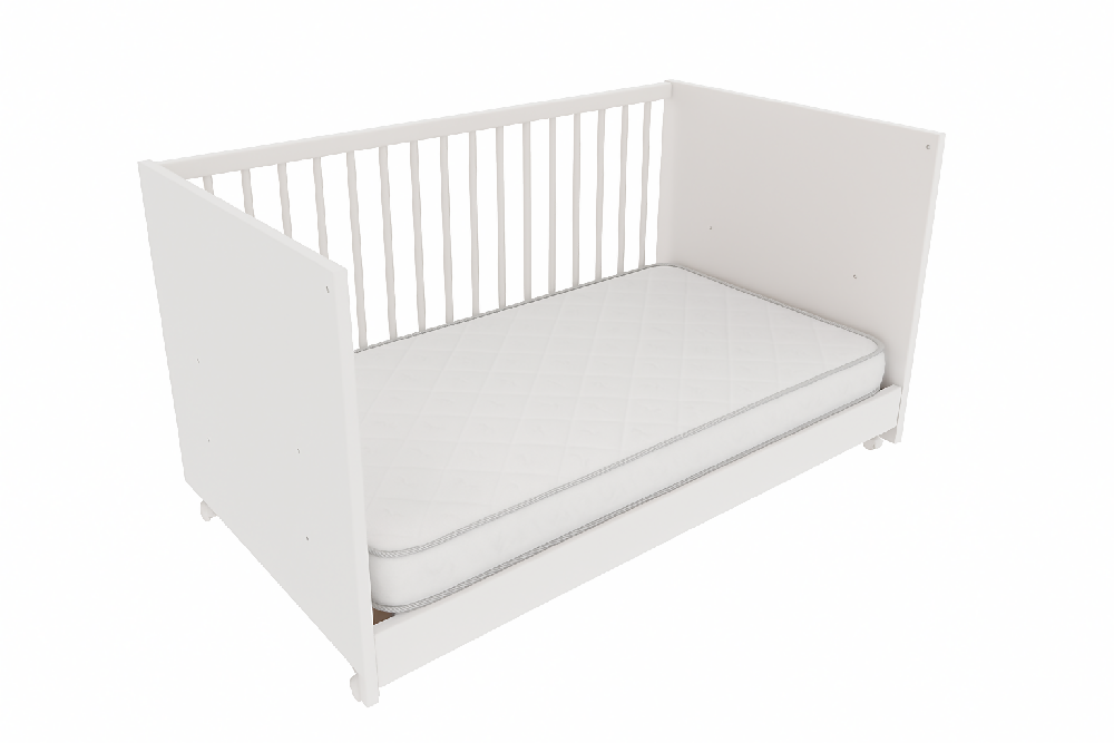 Combo Cuna Natal Multifuncional + Colchoneta 70x130cm en Espuma Laminada
