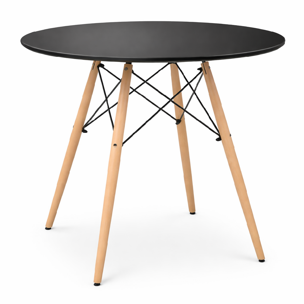 Mesa Eames Redonda Negra