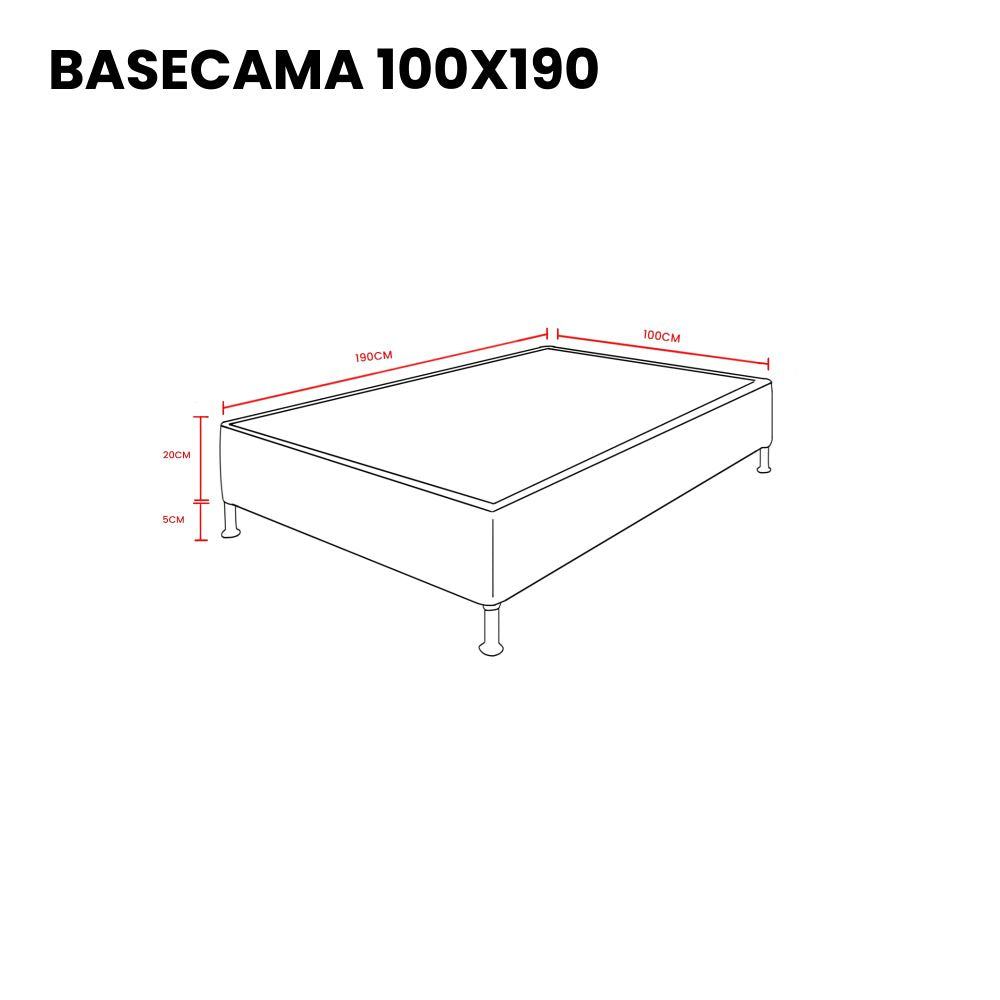 Combo Joedi de Cama y Colchón Sencillo para Habitación
