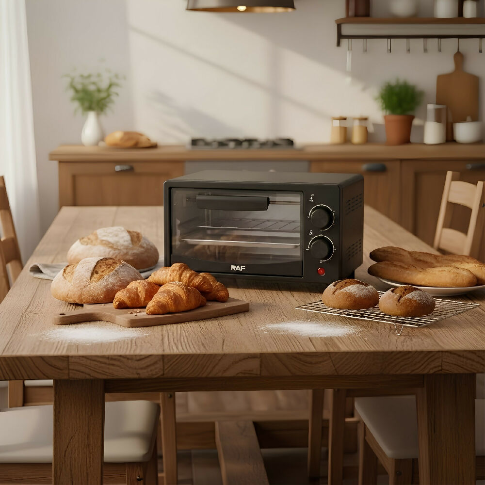Horno Tostador RAF 110 Compacto Con Control De Temperatura
