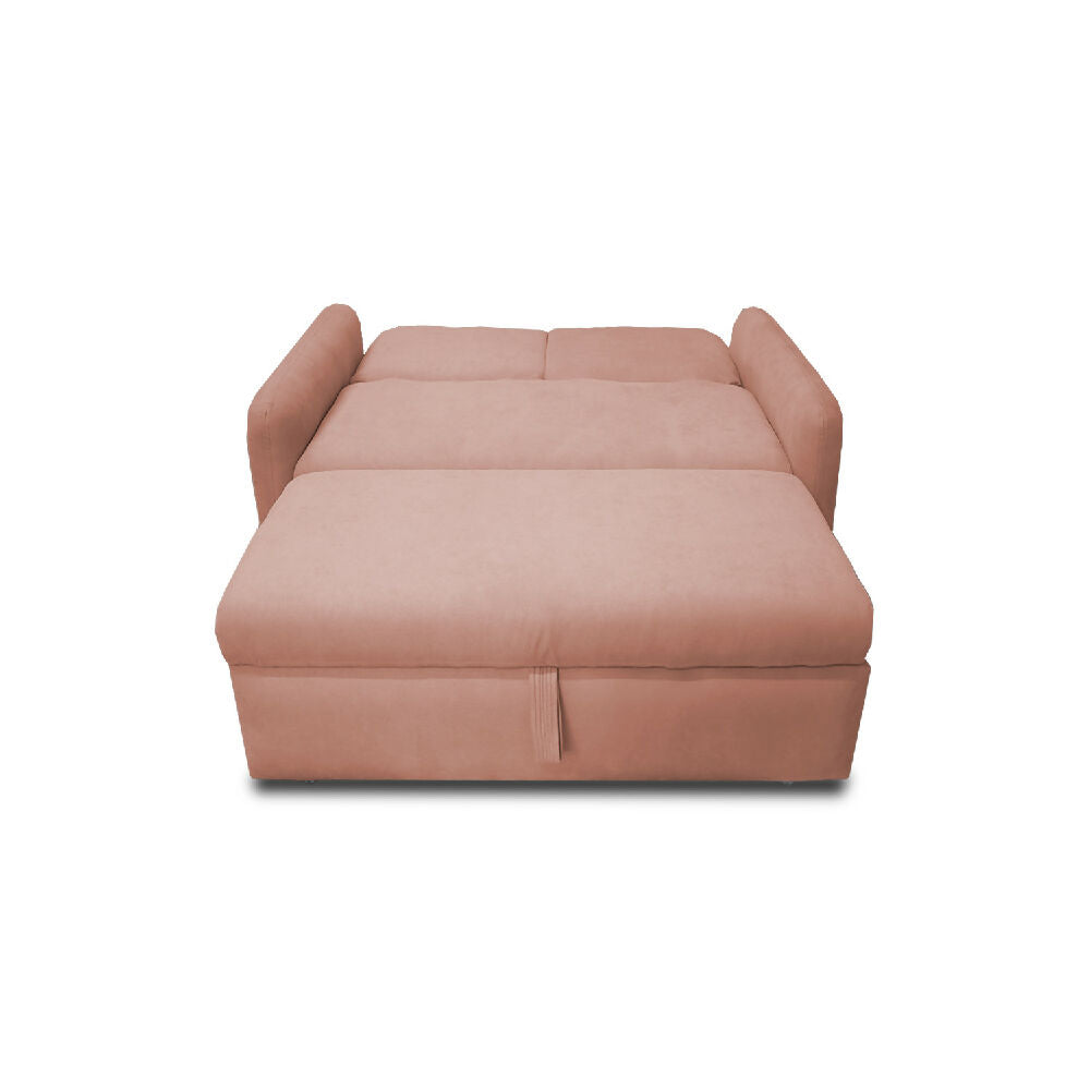 Sofacama Nube Multifuncional Carrito Reclinable Camel + Cojines