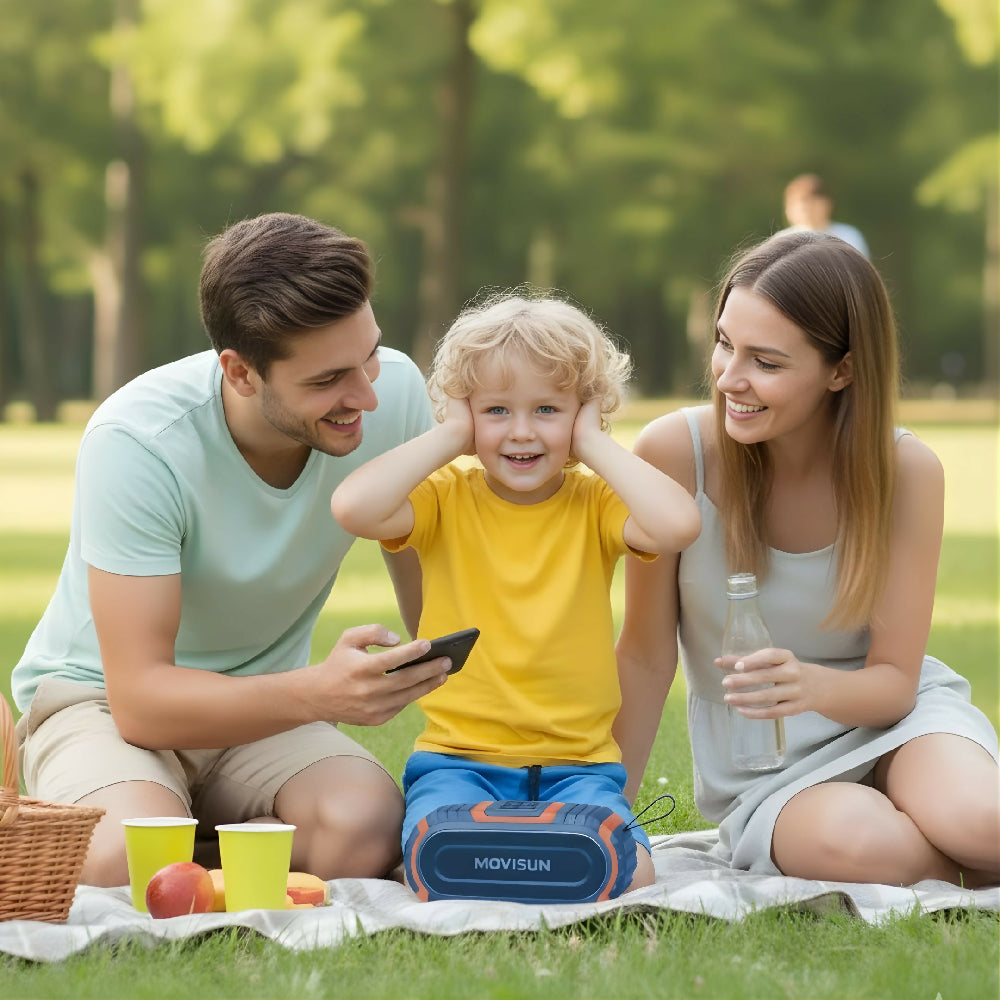 Parlante Bluetooth Movisun Power Zero Con Bajos Profundos