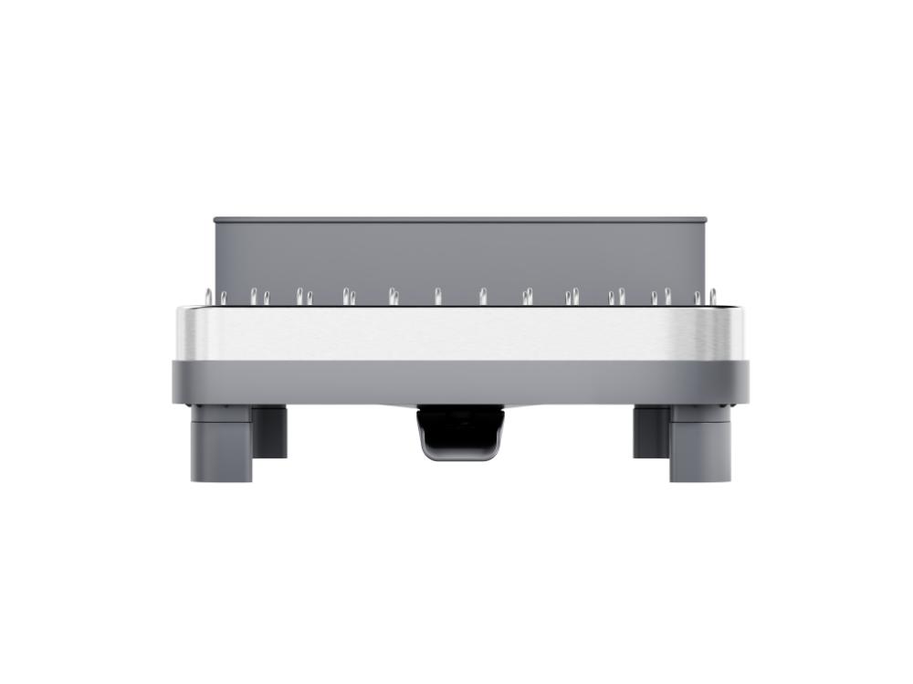 Escurridor De Platos Pureza, Gris Mate, en Acero inoxidable y Plastico